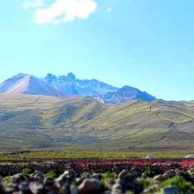 Bolivian Dormant volcano at  5,321 msnm