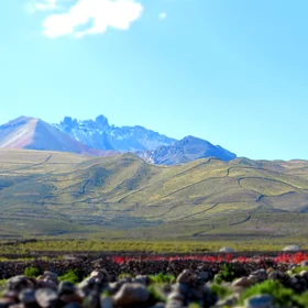 Bolivian Dormant volcano at  5,321 msnm