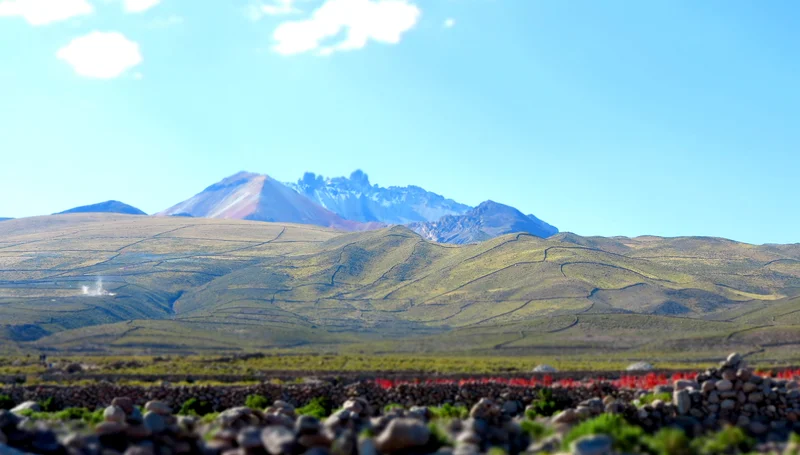Bolivian Dormant volcano at  5,321 msnm