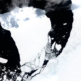 Iceberg A-81, Brunt Ice Shelf, Antarctica - 9 February 2023