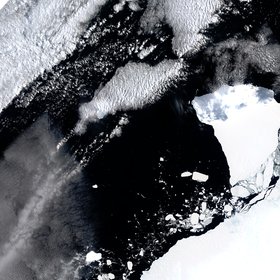 Iceberg A-81, Brunt Ice Shelf, Antarctica - 9 February 2023
