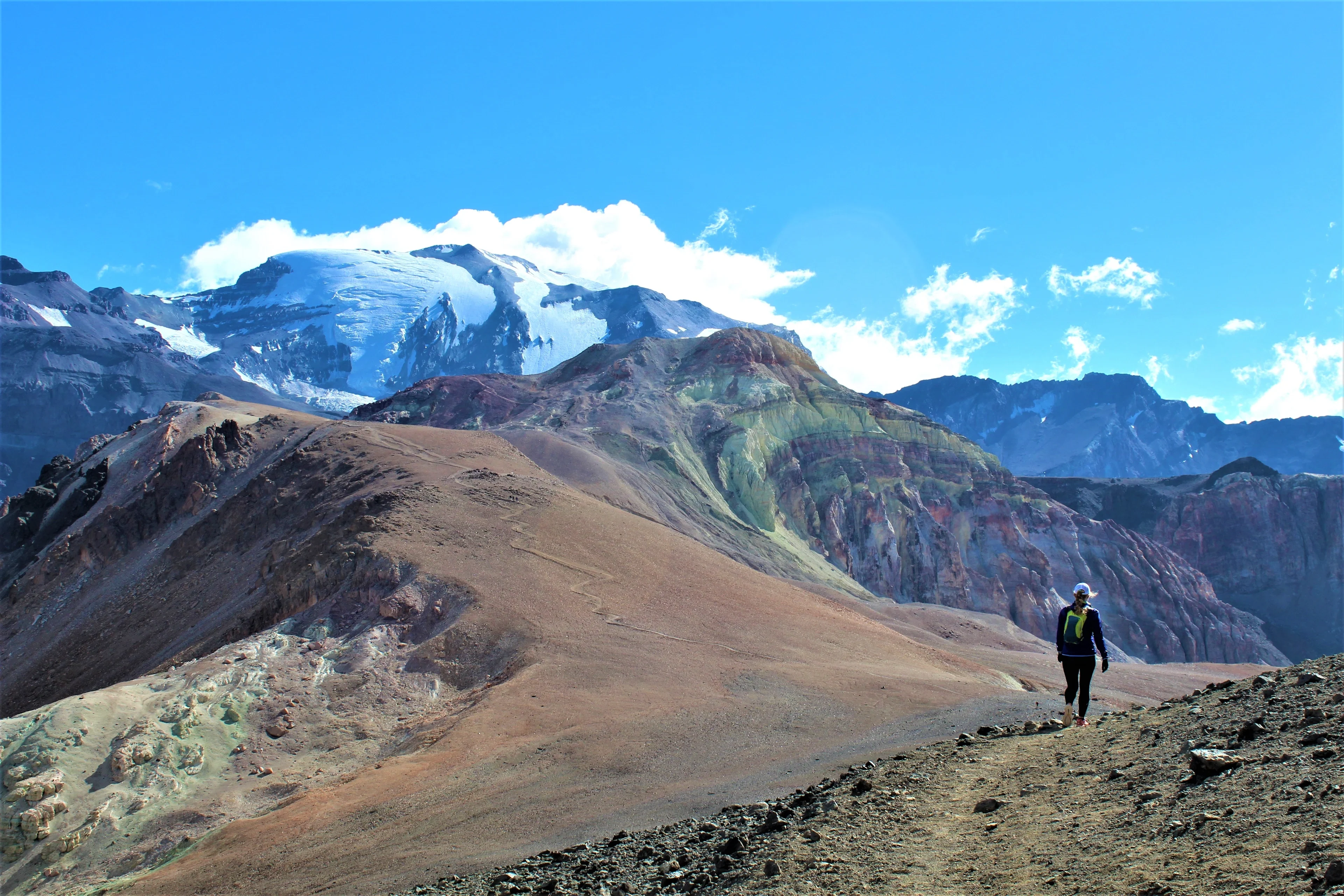 Cerro Pintor (Pinter Mountain; 4.180 m a.s.l.) in central Chile