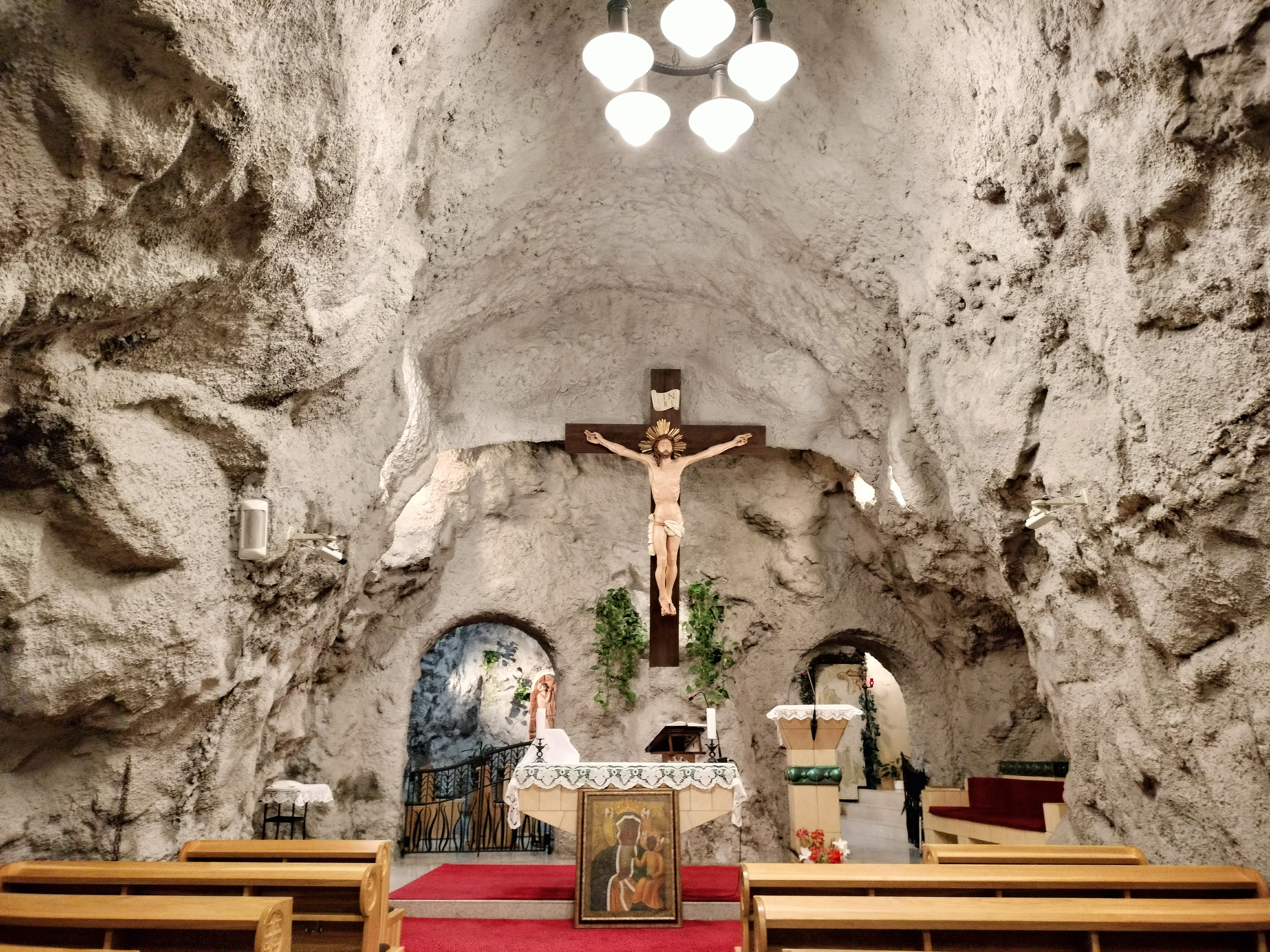 Gellért stone church in Budapest