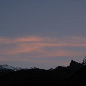 Sunrise on the Matterhorn.