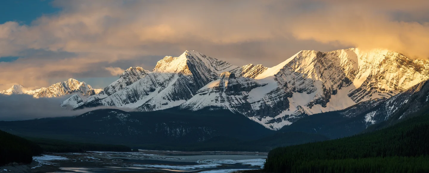Sunrise in the Canadian Rockies
