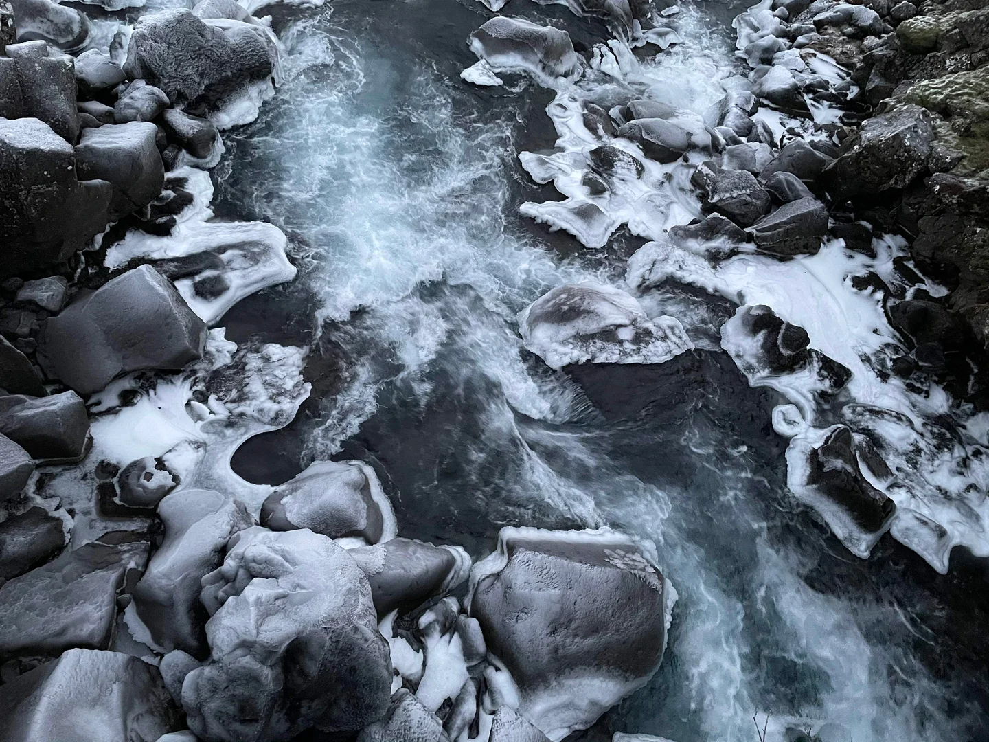 A harmony of water, ice and stone