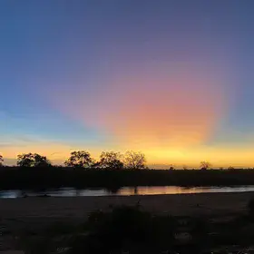 Dawn in Tsavo East, Kenya, Africa
