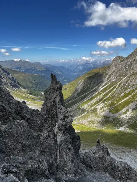 Rock spire in the Swiss Alps