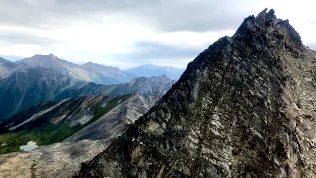 A view through the Canadian Rockies