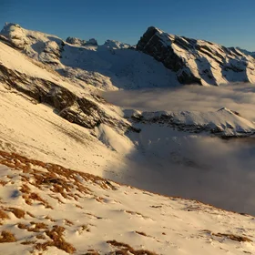 Temperature inversion at Uri Alps