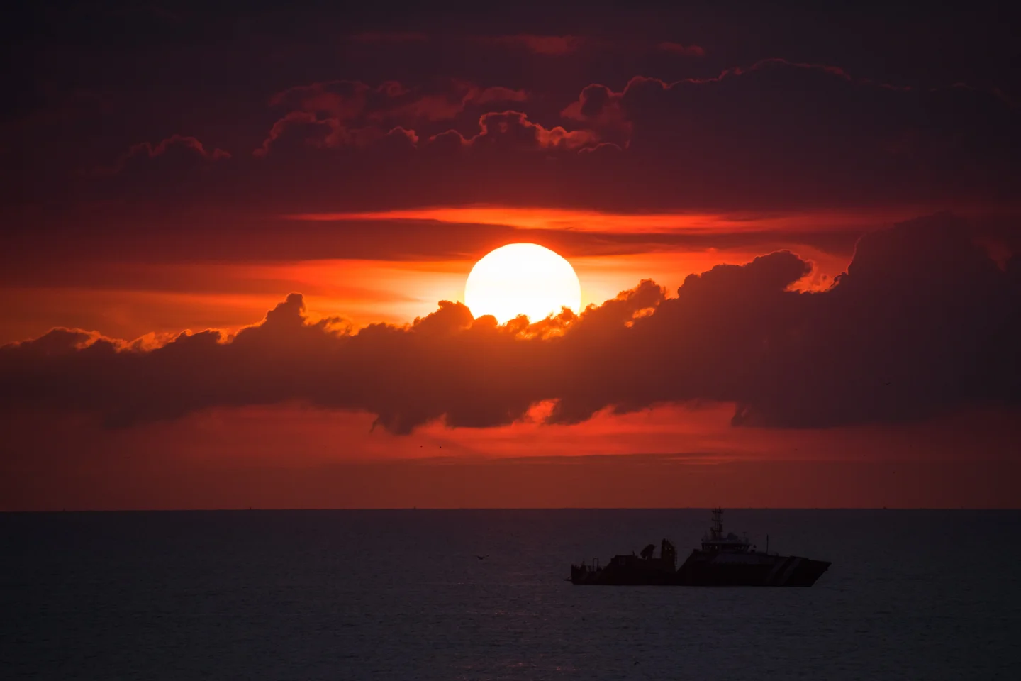 Serenity at The Pier: A Dutch Sunset