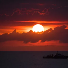 Serenity at The Pier: A Dutch Sunset