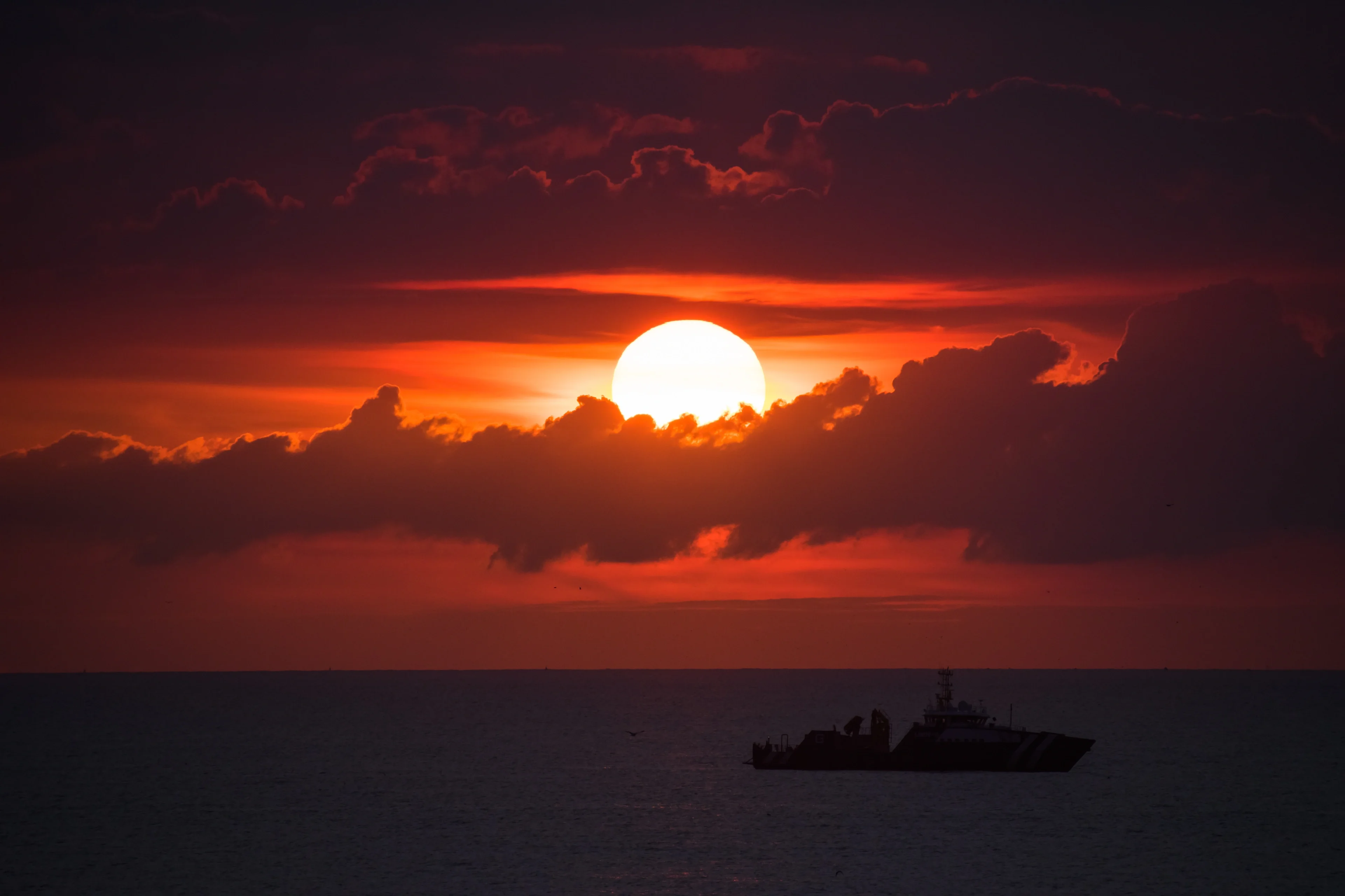 Serenity at The Pier: A Dutch Sunset