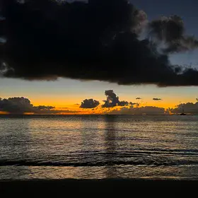 Light  and shade at sunset