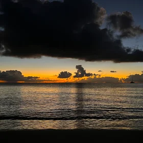 Light  and shade at sunset