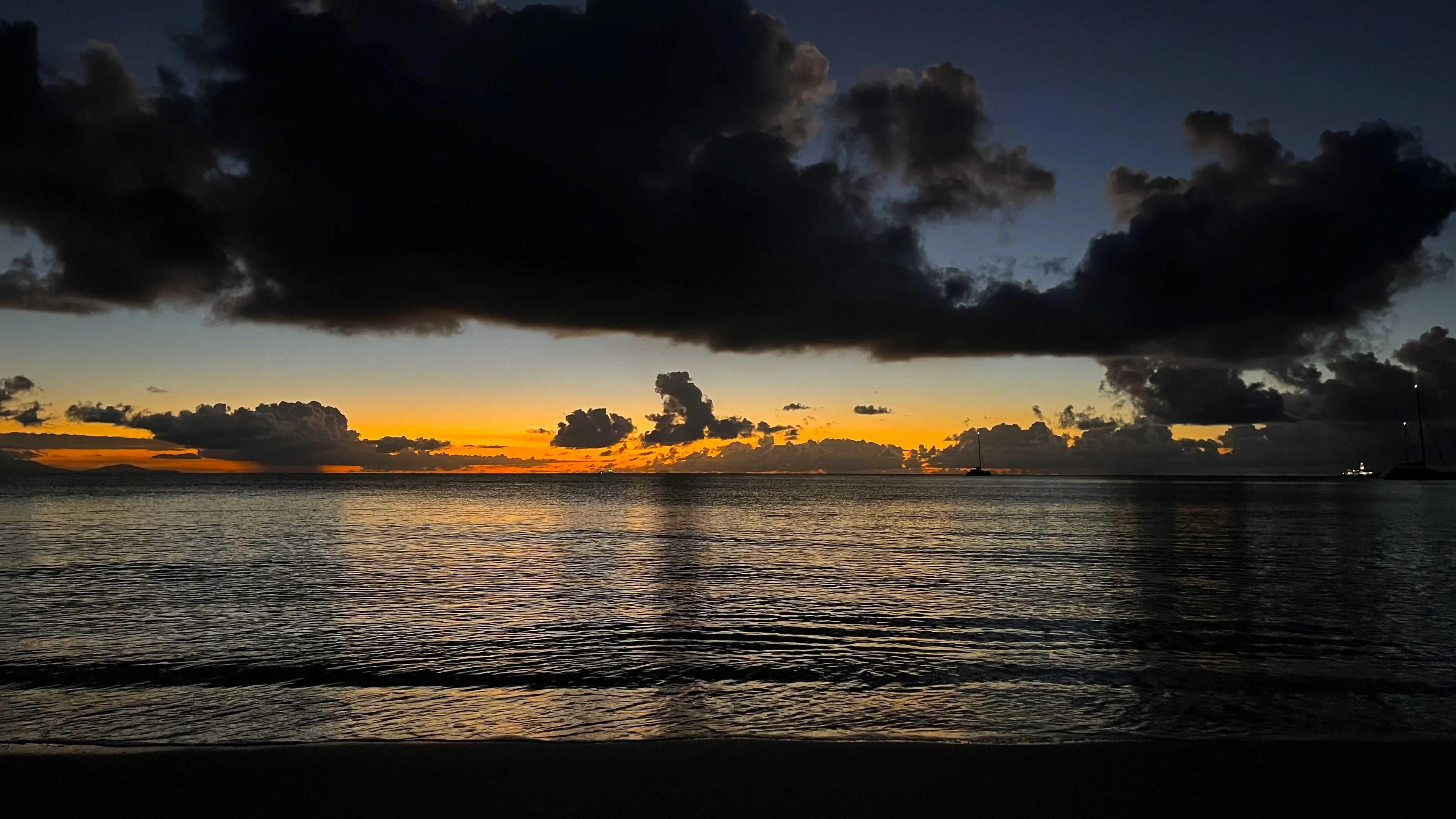 Light  and shade at sunset