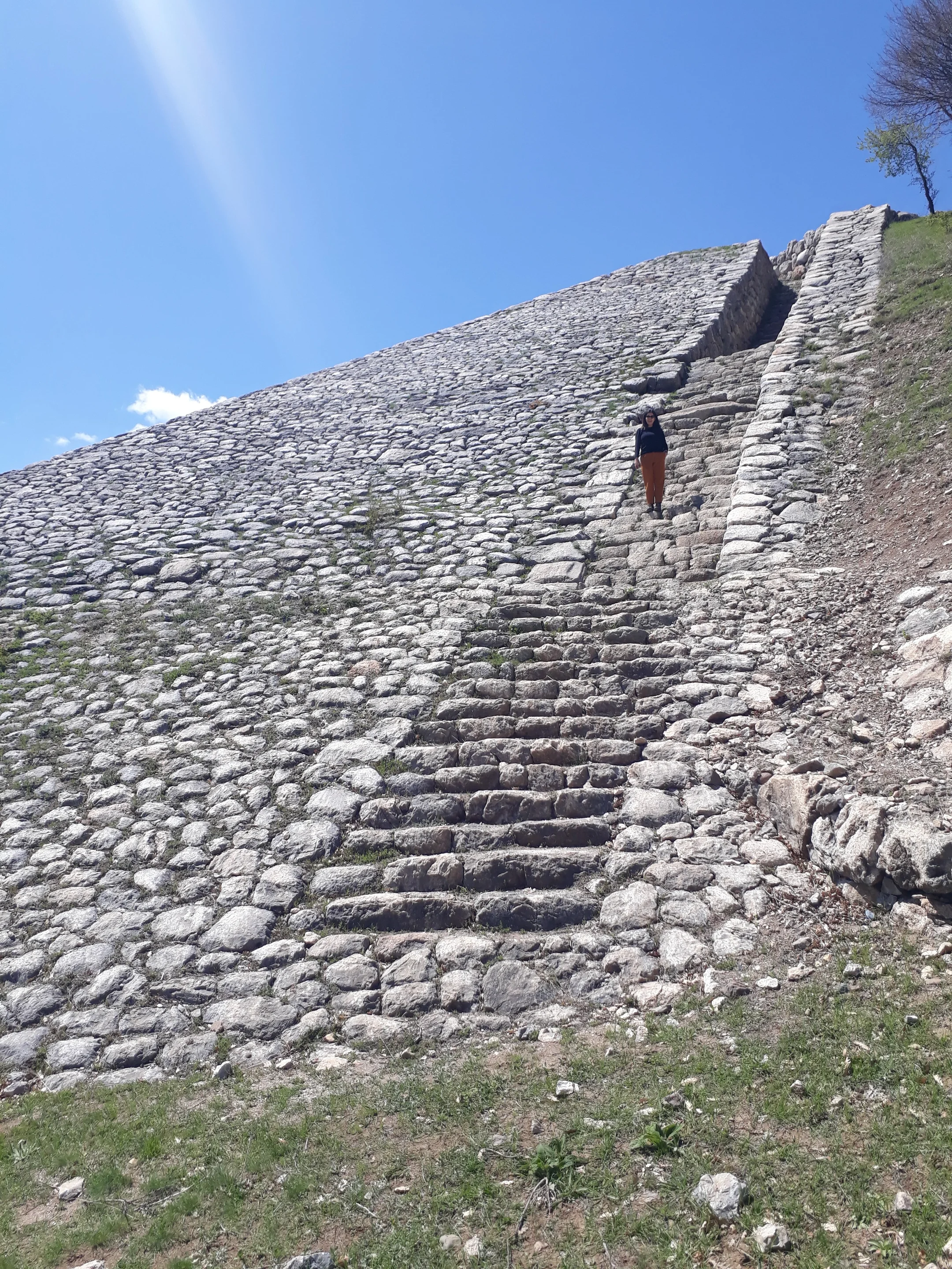 The Yerkapı  pyramide rampart 3500 years old