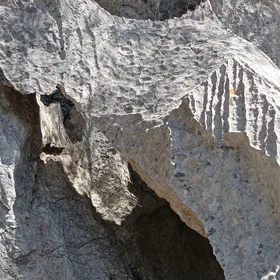 Hole in a (limestone) wall