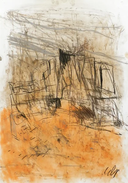 Earth's palette used by the painter