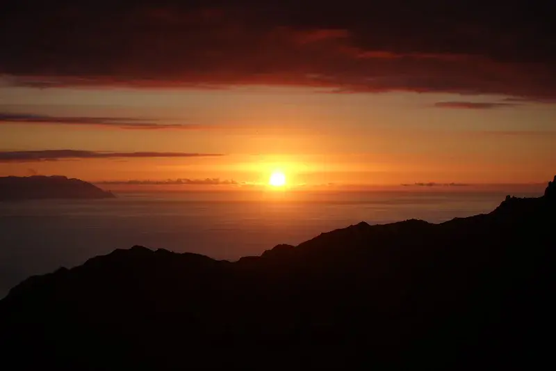 Sunset on Western Tenerife