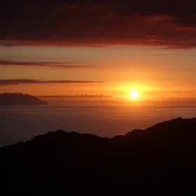 Sunset on Western Tenerife