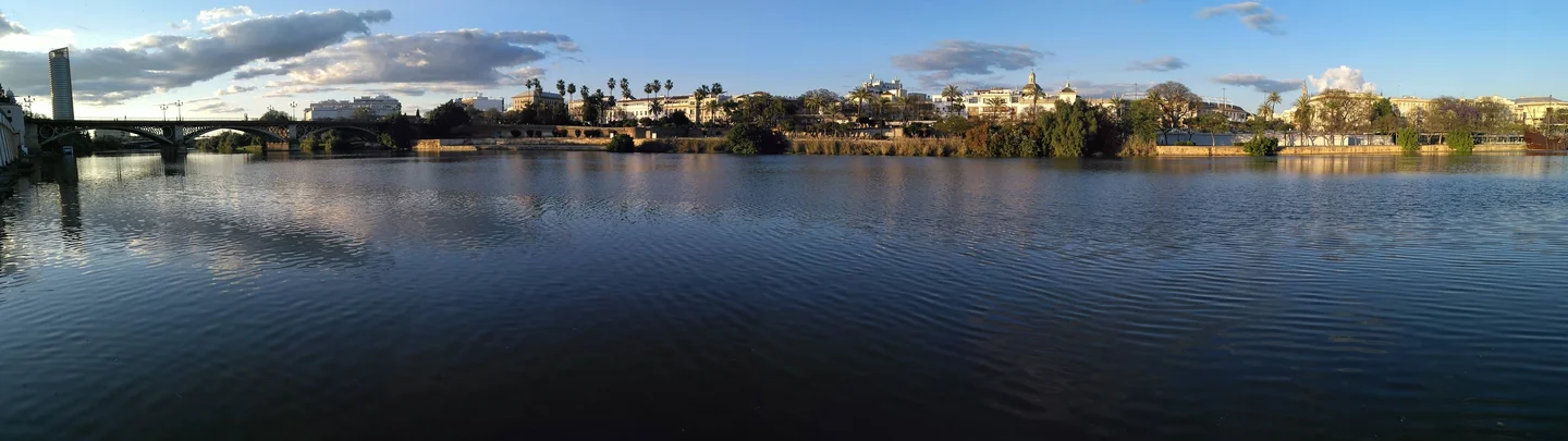 The Guadalquivir River as it passes through Seville