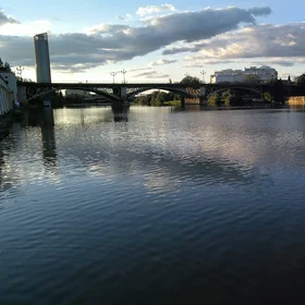 The Guadalquivir River as it passes through Seville