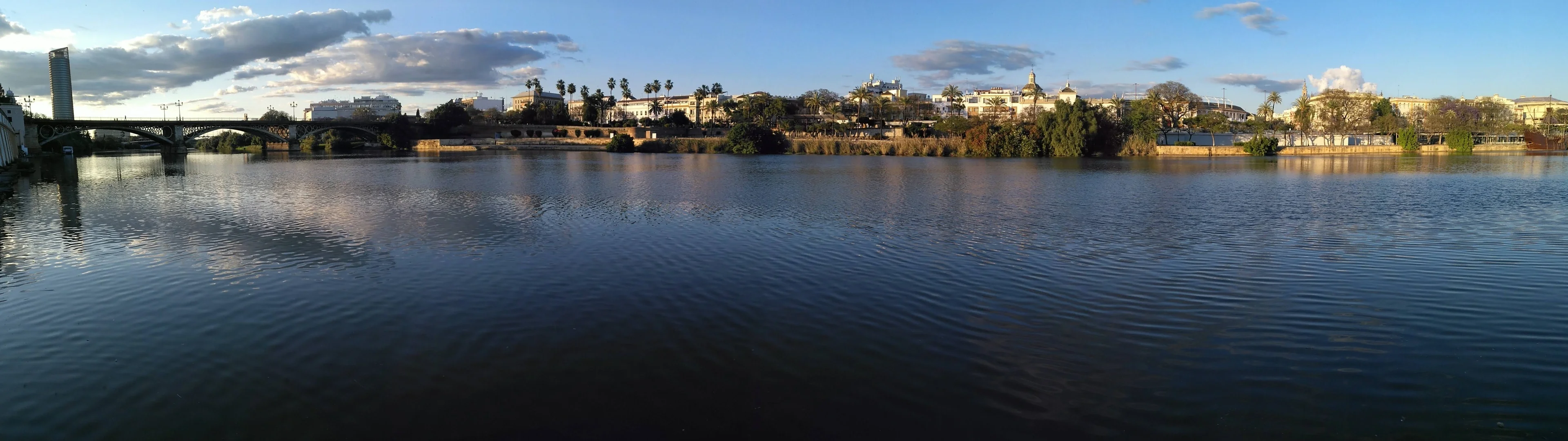The Guadalquivir River as it passes through Seville