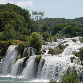 Cascades in the Plitvice Lakes National Park
