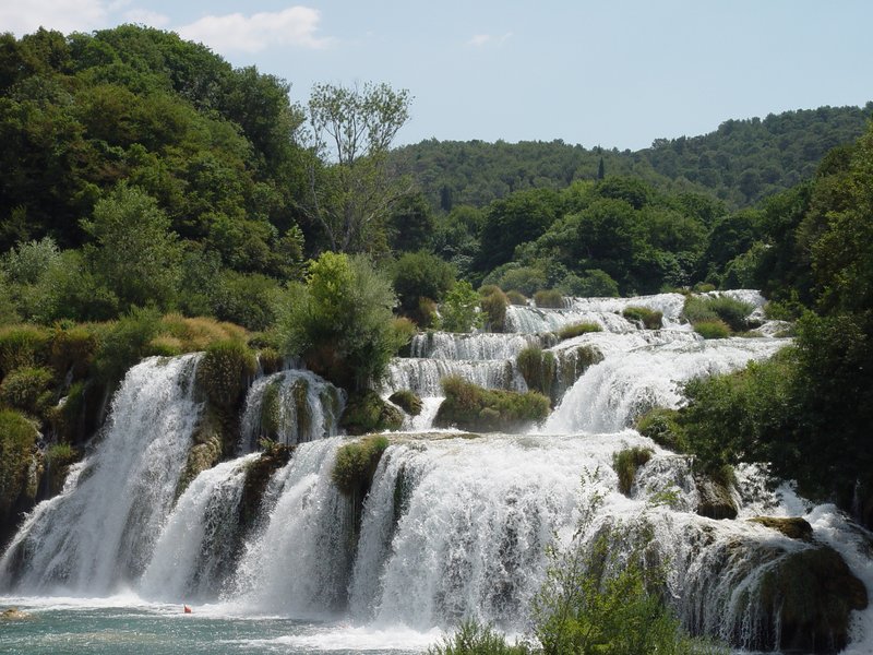Cascades in the Plitvice Lakes National Park