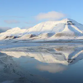 Mountain mirror Svalbard