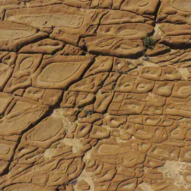Abstract sedimentary rock art