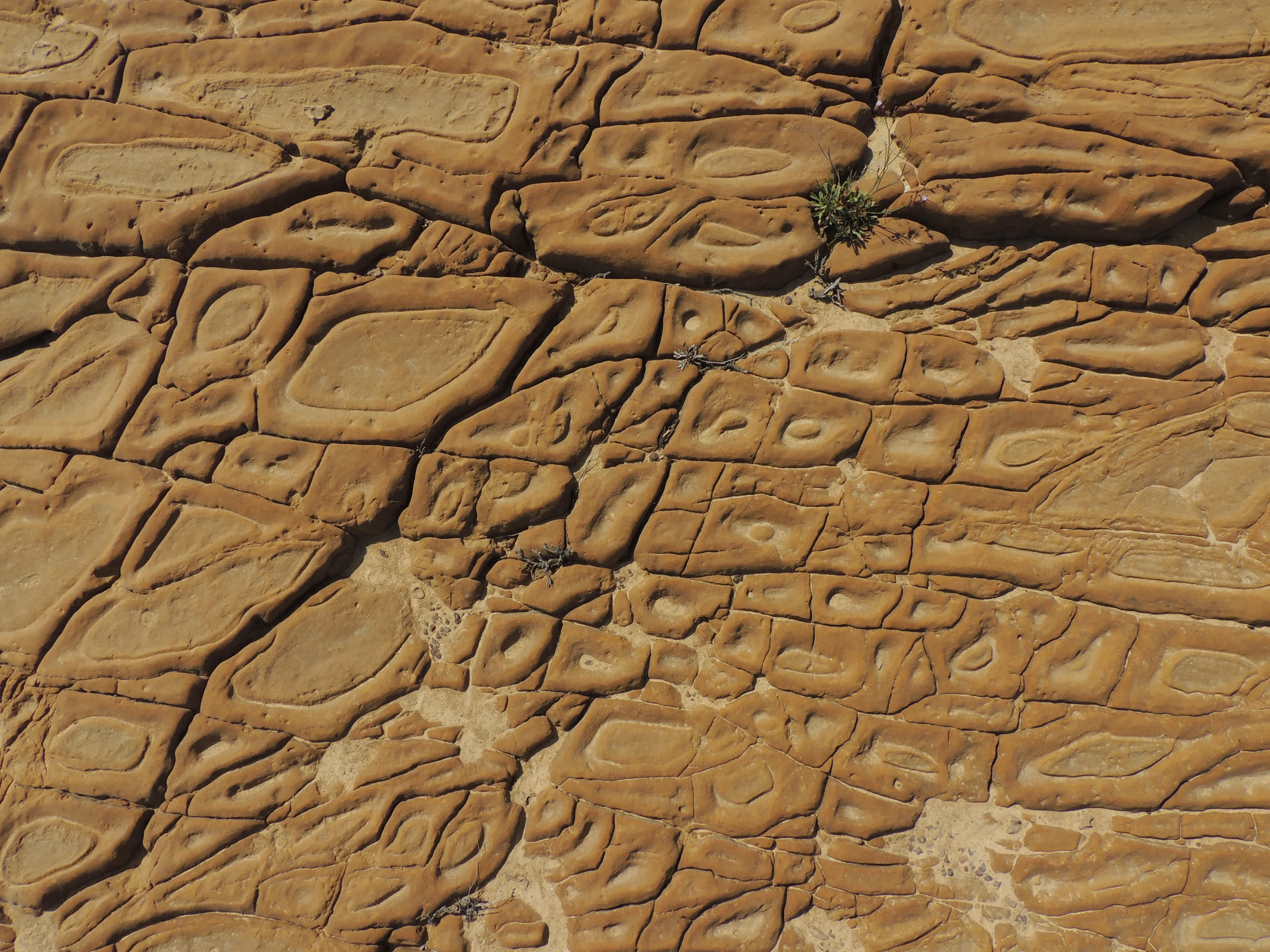 Abstract sedimentary rock art