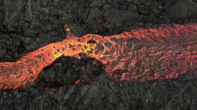 The Earth ARTery through a volcano