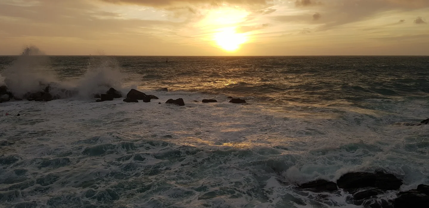 Sunset on the Mediterranean Sea