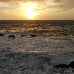 Sunset on the Mediterranean Sea