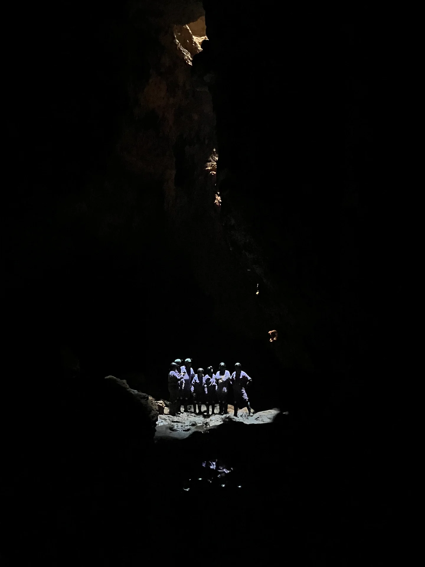 Solitary Illumination: Mawmluh Cave's Singular Sunbeam