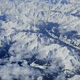 Alpine belt from above