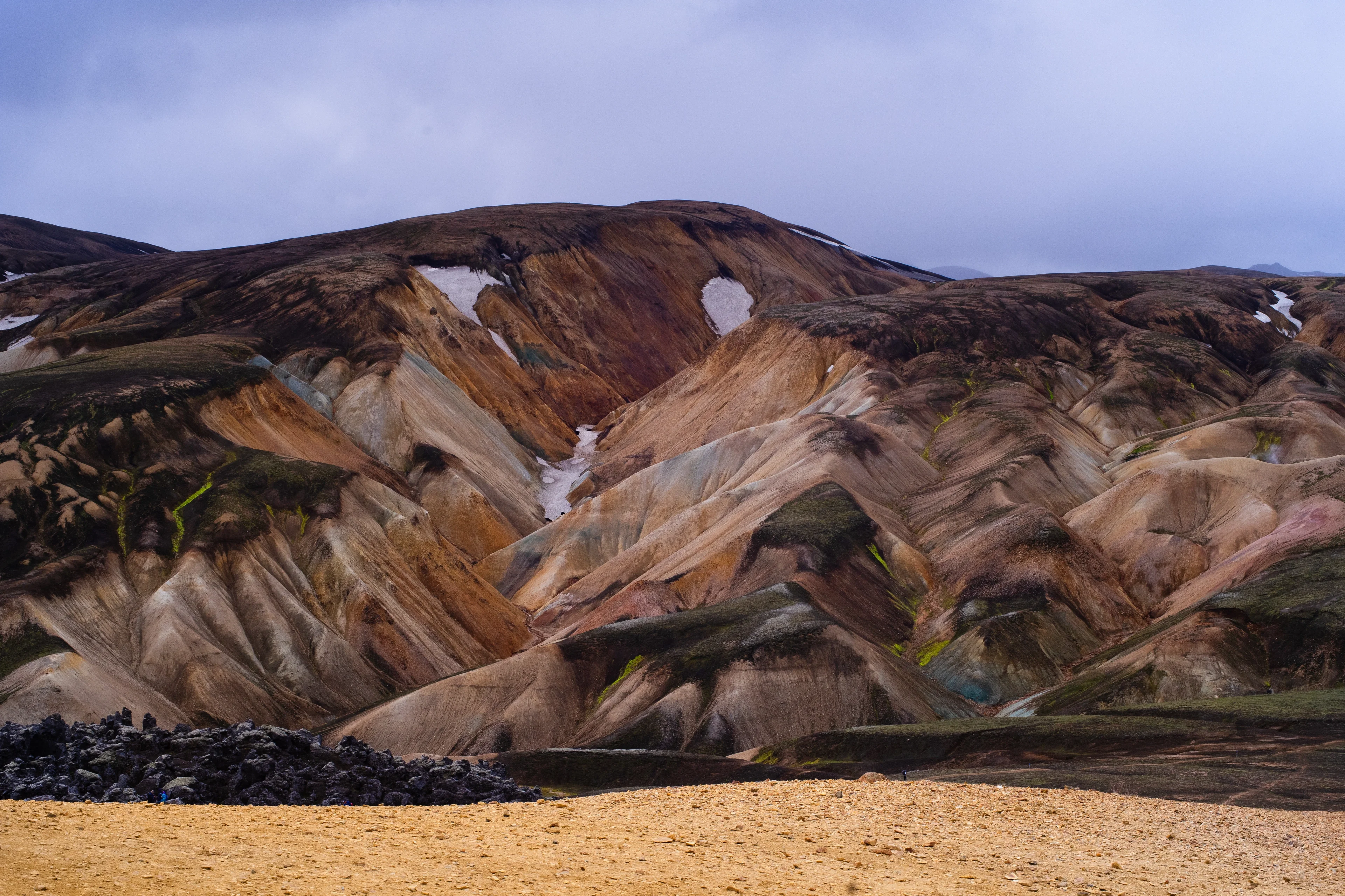 Landmannalaugar painted mountains