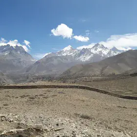 Beauty on Nepal Himalaya Landscape