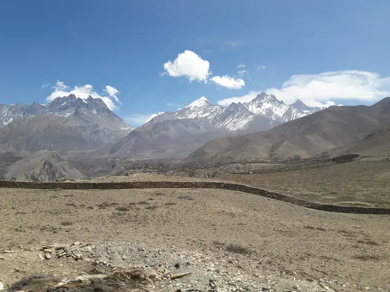 Beauty on Nepal Himalaya Landscape
