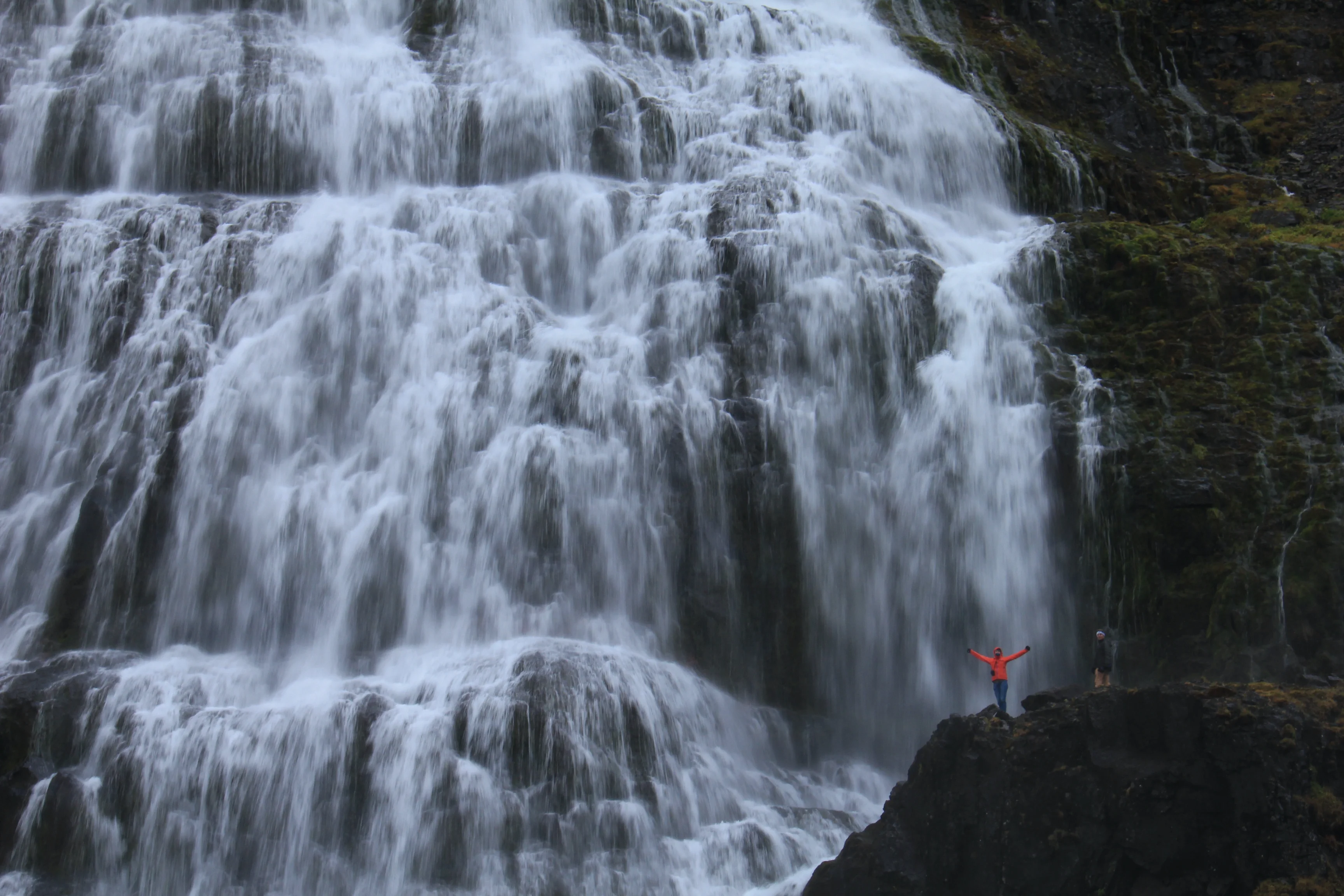 Dwarfed by the power of water