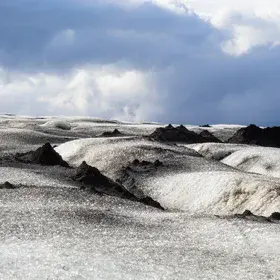 Ash and Ice at the Vatnajökull Glacier