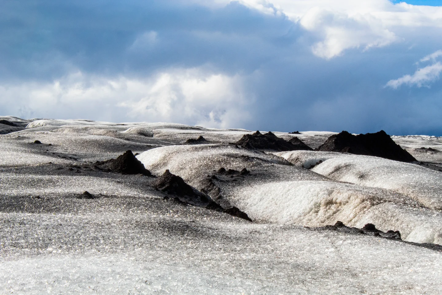 Ash and Ice at the Vatnajökull Glacier