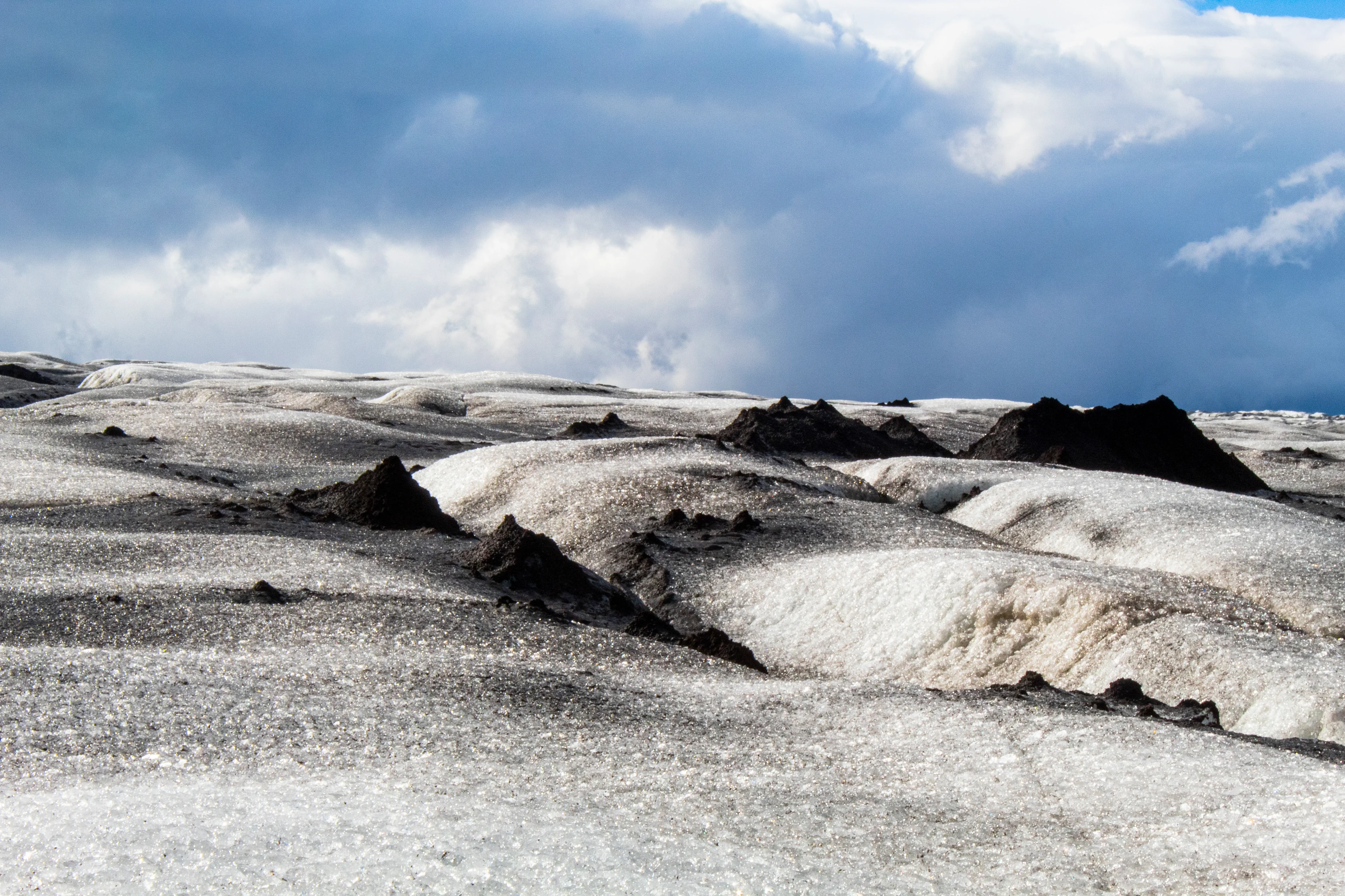 Ash and Ice at the Vatnajökull Glacier