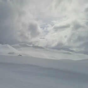 Shades of White - mountain scene from Norway