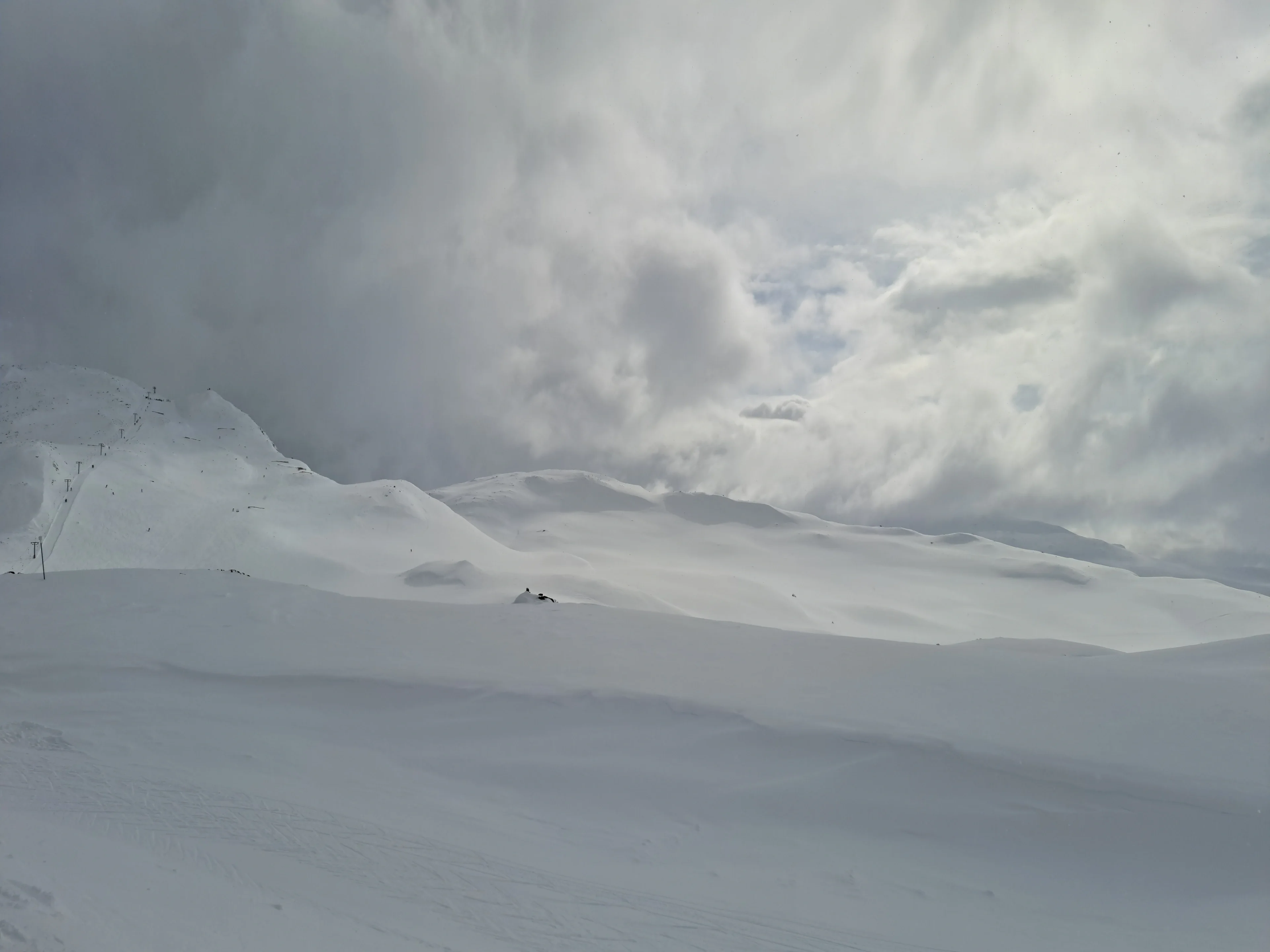 Shades of White - mountain scene from Norway