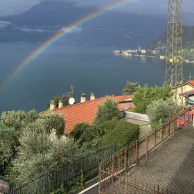 Rainbow over Como Lake