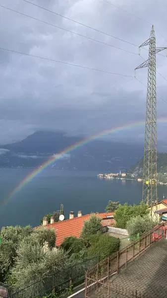 Rainbow over Como Lake