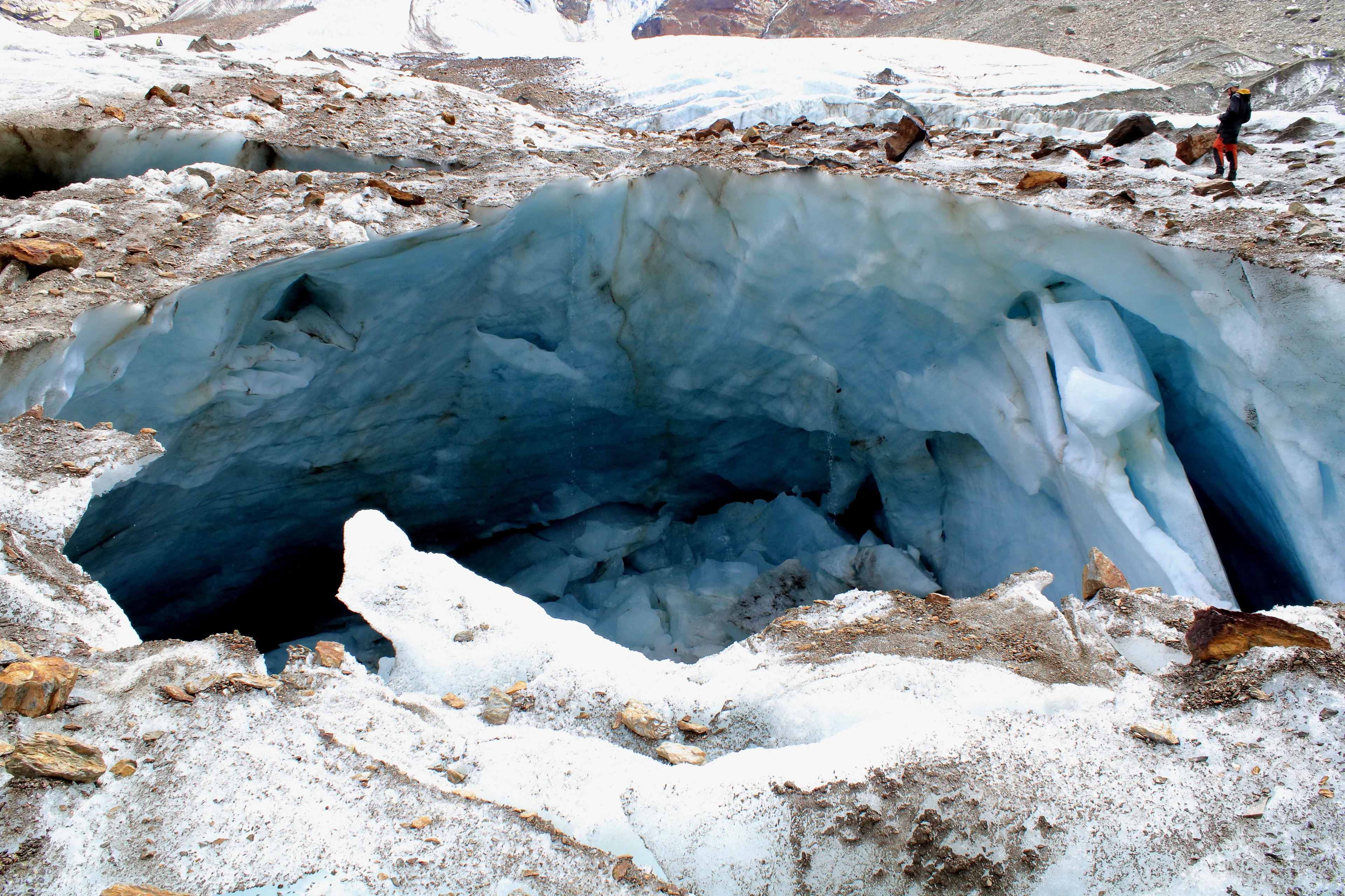 Deep inside the glacier